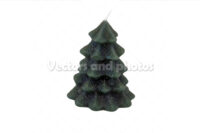 A pine-shaped candle