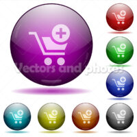 Add to cart glass sphere buttons