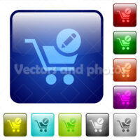 Edit cart items color square buttons