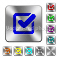 Steel checkbox buttons