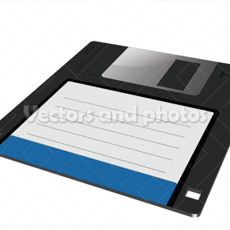 Vector graphic of a floppy in 3D - Vektorok és fotók